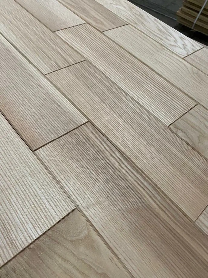 Массивная доска Termo Wood Ясень сорт Экстра 400-1800х140х20 мм, масло